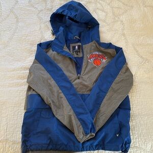 New York Knicks Quarterzip Rain Jacket